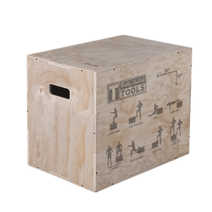 BSTWPBOX Body-Solid Tools 3-in-1 Wooden Plyo Box